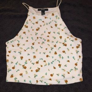 Floral crop top from forever 21